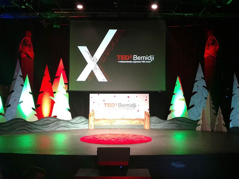 TedX empty stage